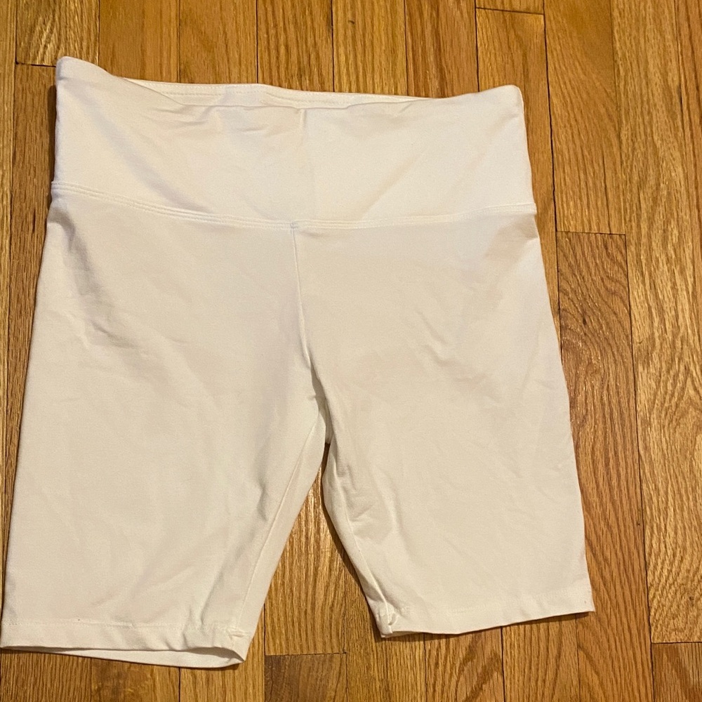 Women's Cream Bike Shorts